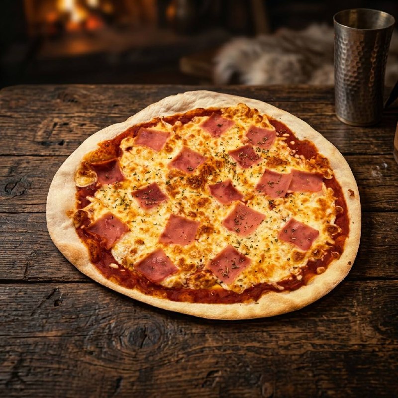 Pizza Jamón York